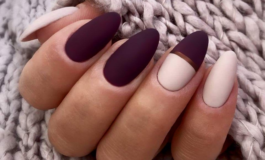 matte nail design